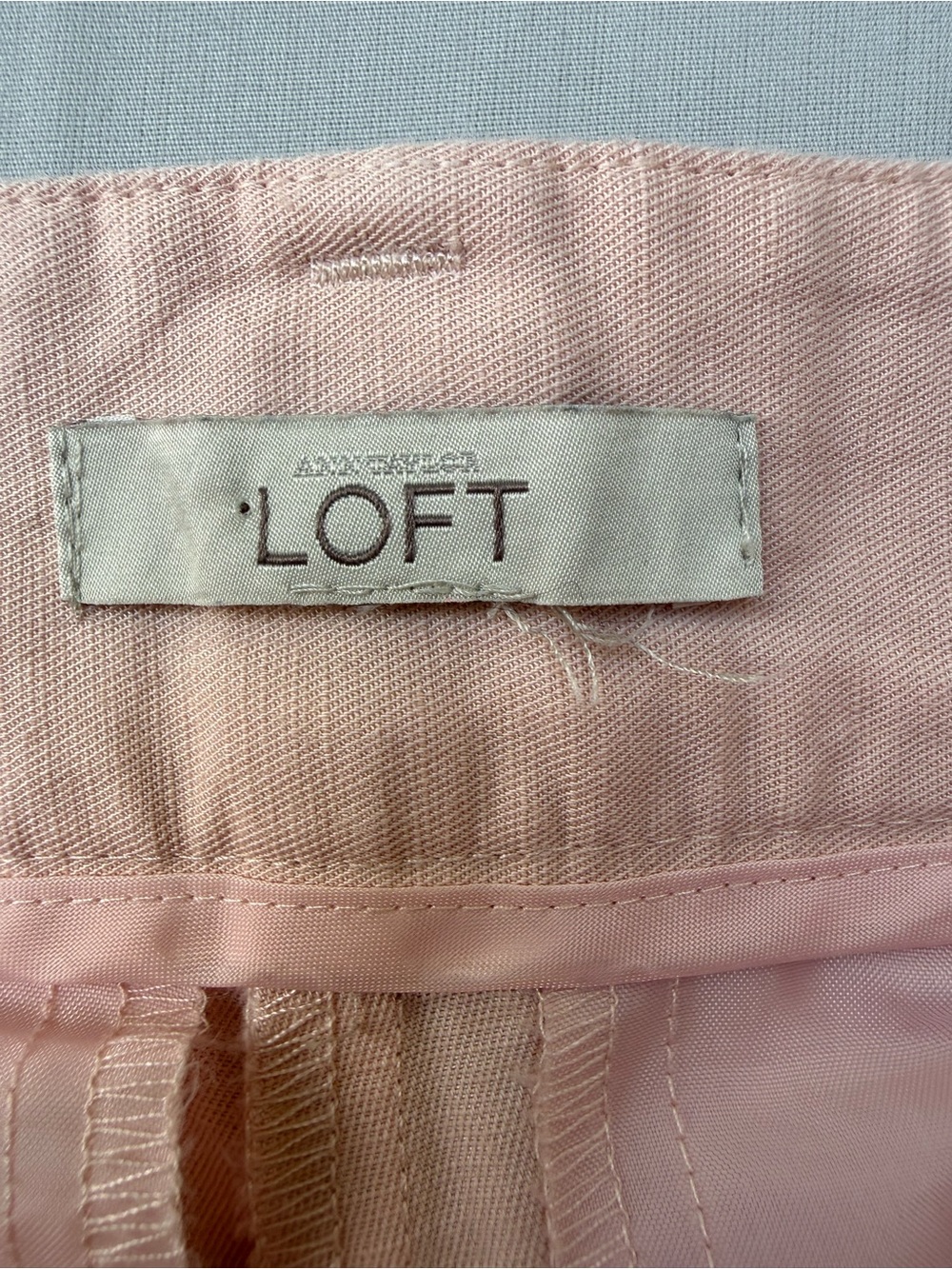 Anne Taylor LOFT Womens Pink Tie-Waist Shorts - Picture 4 of 8